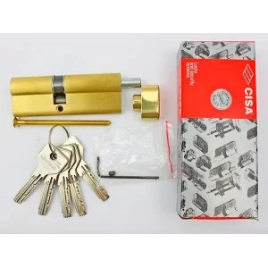 Cisa Asix 90мм 40х50 ключ/тумблер латунь (Італія)