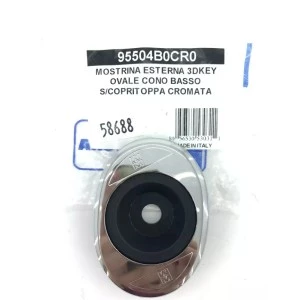 Дверна накладка на замок Mottura 3D KEY 95504B0CR хром