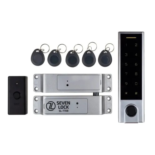 Бездротовий біометричний комплект контролю доступу SEVEN LOCK SL-7708F (Україна)