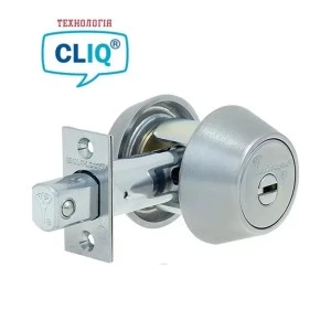 Дверной дополнительный замок врезной MUL-T-LOCK 1-WAY DEAD_BOLT HERCULAR CHROME_MAT UNIV BS60/70мм *INTERACTIVE+ CLIQ M/S 