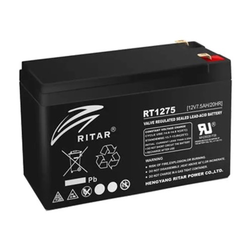 Аккумуляторная батарея Ritar RT1275 12В/7,5Ач (Украина)
