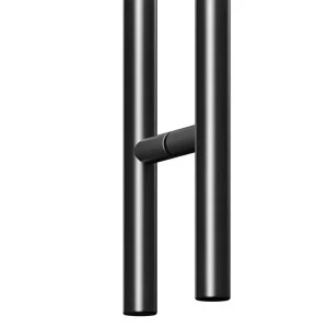 Дверні ручки-скоби SteelTek G102 Ø 32х1,2 мм чорний (Україна)