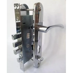 Дверной замок с ручками Apecs T-0523-C-CR-R