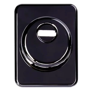 Броненакладка для цилиндрового замка Cipierre 310C/R/SV/25/AVNO прямоугольник черный (Италия)