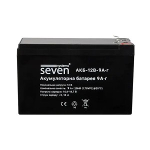 Акумуляторна батарея SEVEN 12В/9Аг (Україна)