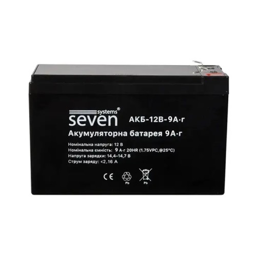 Акумуляторна батарея SEVEN 12В/9Аг (Україна)