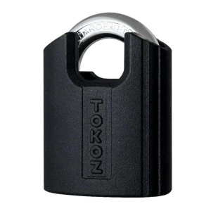 Навесной полузакрытый замок TOKOZ PLUTO_G50_GUARD 3KEY TK5_M NR_shackle 15,5 мм 10 мм BLISTER 