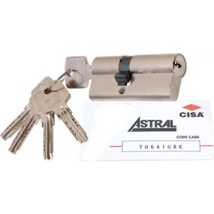 Cisa Astral 65мм 30х35 ключ/ключ никель (Италия)