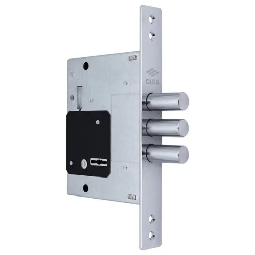 Механізм замка CISA 57426.60 Monoblock 257L BS60 хром матовий (Італія)