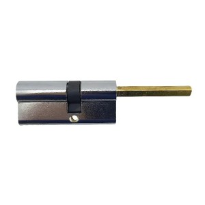 Цилиндр Securemme 3200QCS30401X5 К2 40/30 мм 5кл +1 монтажный ключ, со штоком, матовый хром (Италия)