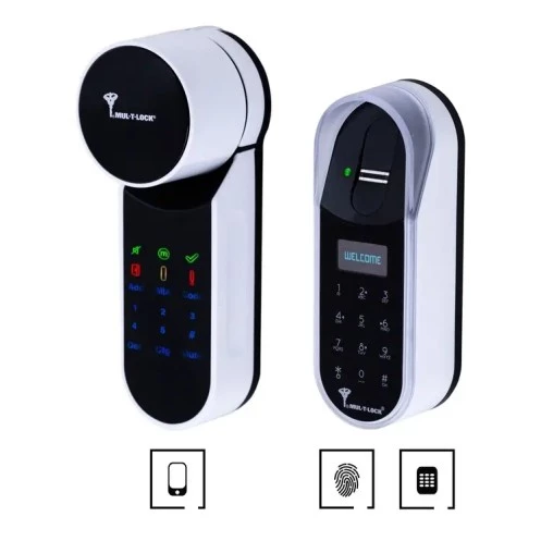 Электронный контроллер MUL-T-LOCK ENTR белый с Fingerprint доступ по отпечаткам пальца + код