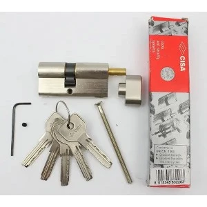 Cisa Asix 65мм 30х35 ключ/тумблер нікель (Італія)