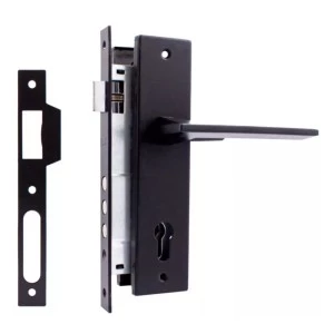 Комплект для міжкімнатних дверей RDA Tecno PZ (замок 745-3RB) чорний (Китай)