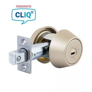 Дверной дополнительный замок врезной MUL-T-LOCK 1-WAY DEAD_BOLT HERCULAR SATIN_NICKEL UNIV BS60/70мм *INTERACTIVE+ CLIQ M/S 