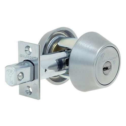 Замок врезной MUL-T-LOCK Dead Bolt Hercular BS60мм Classic 3кл. хром сатин (Израиль)