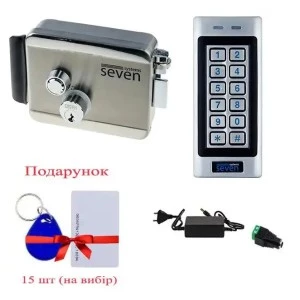 Комплект контроля доступа с электромеханическим замком SEVEN LOCK KA-7814 (Украина)