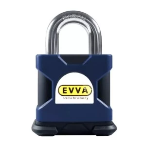 Навісний замок відкритого типу EVVA SS50S + 4KS 2 ключа