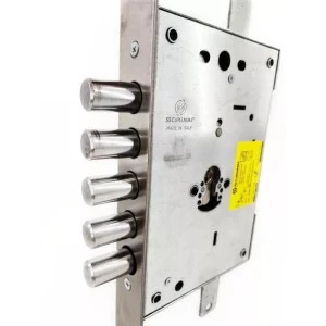 Дверной дополнительный замок врезной Securemme 2663 GXX 