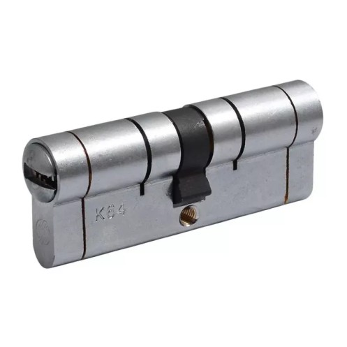 Циліндр Securemme K64 ключ/ключ 80 мм 40х40 5 кл +1 монтажний матовий хром
