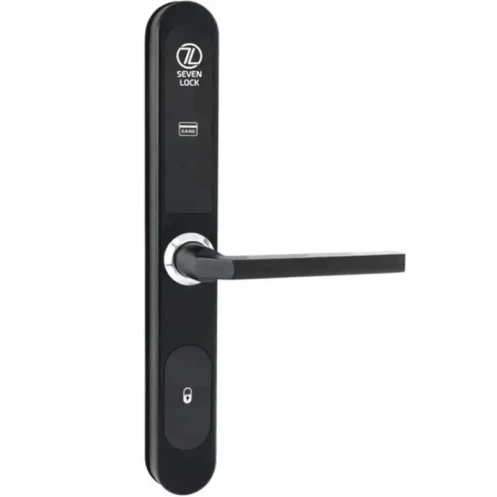 Електронний RFID замок для готелів, готелів та хостелів SEVEN LOCK SL-7737S black