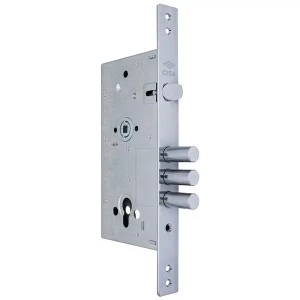 Механізм замка CISA 56436.60 Monoblock 252RW BS60/85 мм хром матовий (Італія)