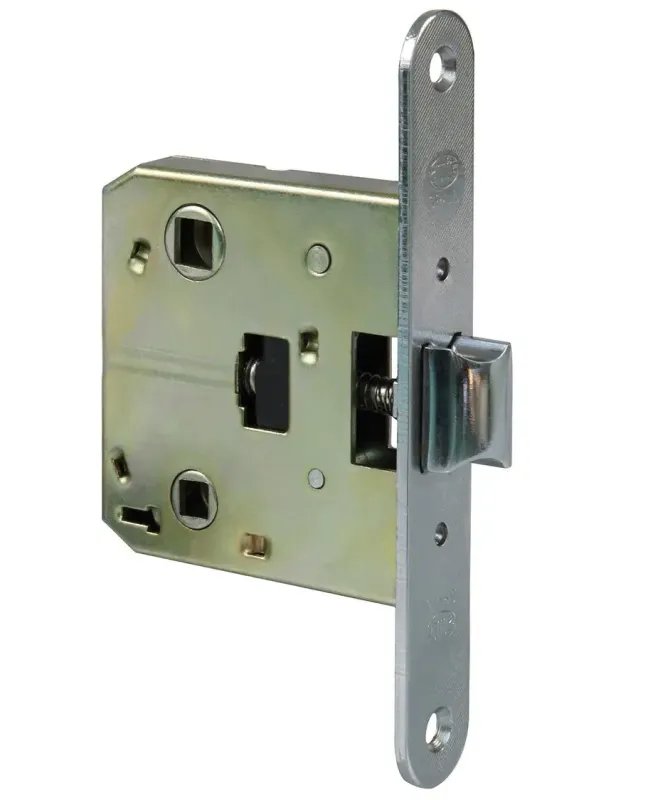 Дверная врезная защелка Amig 2000 WC 50/47 хром 