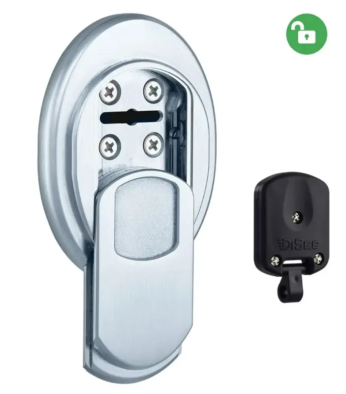 Броненакладка DISEC MAGNETIC 4G MG3551DM 15мм хром матовый (Италия)