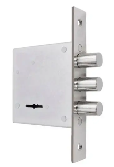 Сувальдний механізм замка CLASS 0402, BS78,5мм латкунний ключ, сатин (Китай)