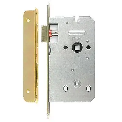 Дверний міжкімнатний замок Gerda ZW 100 WC 72/50 латунь 