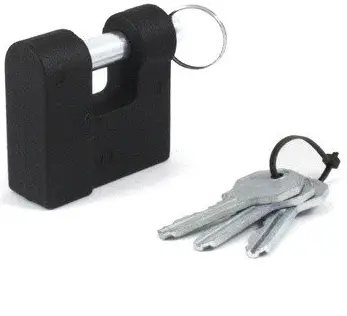 Навесной П-образный замок Арико ВС-2-К (п-обр., малый композ)  