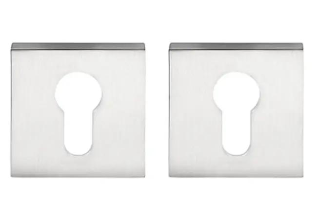 Накладка под цилиндр Colombo FF 23 матовый хром (Италия)