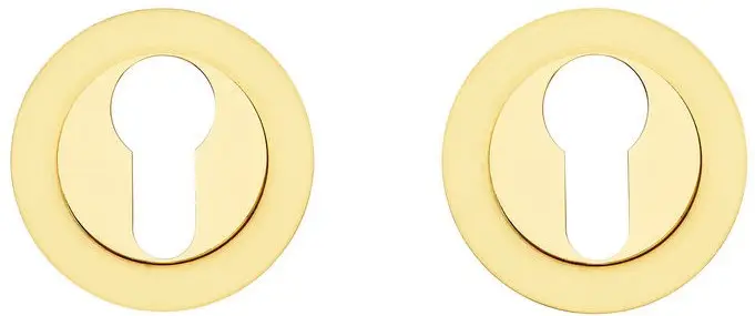 Накладка під циліндр Gavroche Z2 – EH матове золото / золото (Китай)