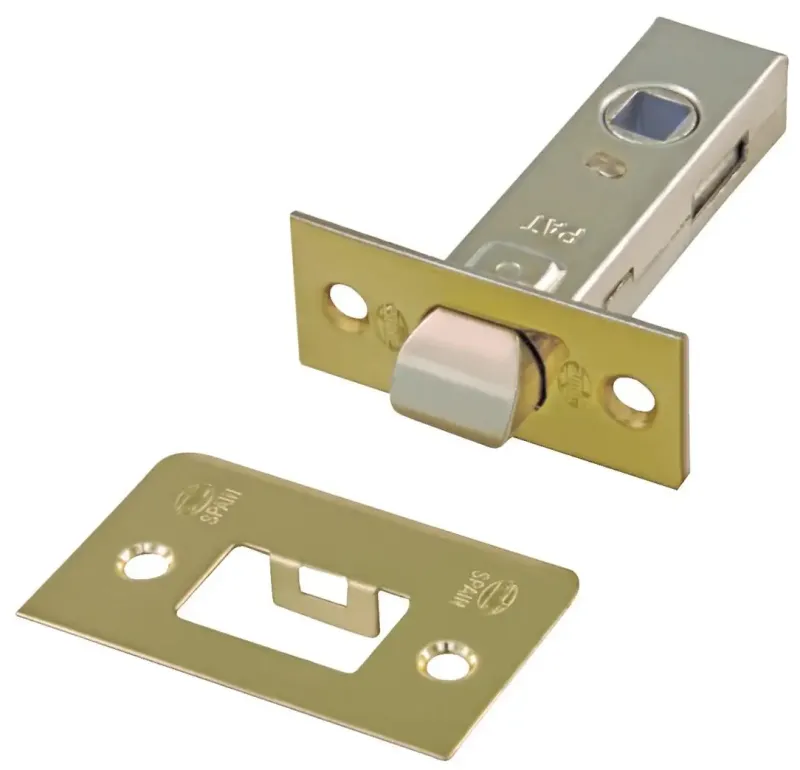 Дверная врезная защелка Amig 6 45мм латунь 