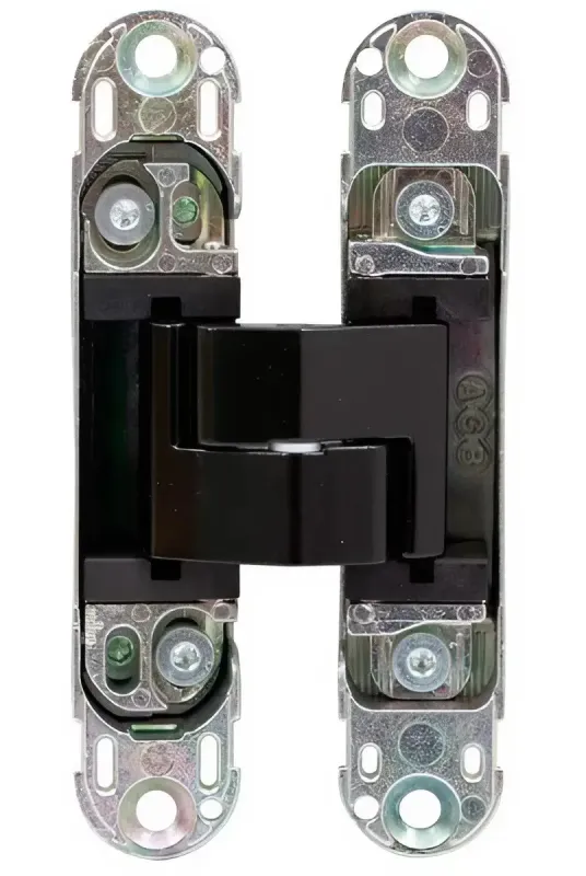 Прихована дверна петля AGB Eclipse 3.2 HD Self з доводчиком, чорна (Італія)