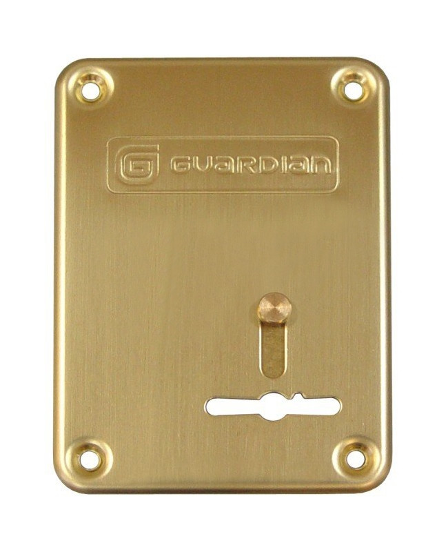 Накладка на сувальдний замок Гардіан ГЛЗ права латунь