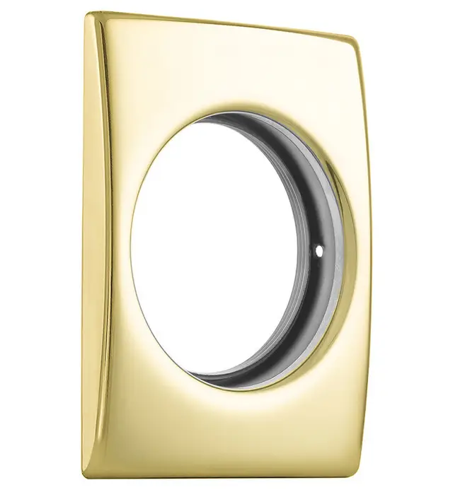 Накладка DiSec KT3481 SQUARE латунь полированная (Италия)