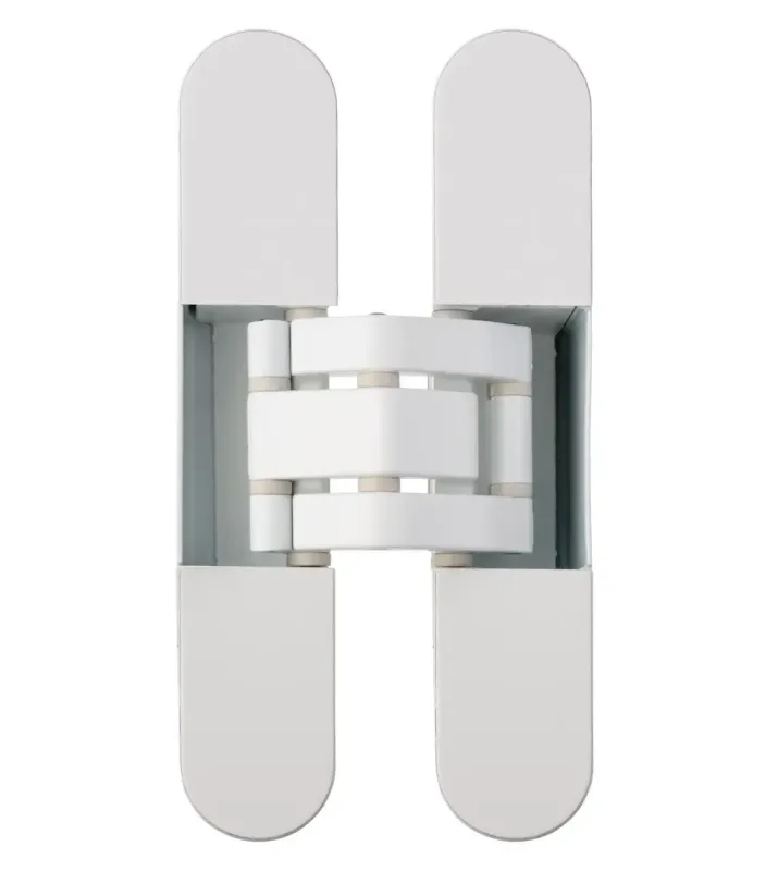 Прихована петля з ковпачками Otlav Invisacta IN235 23х120 пластиковий корпус, білий матовий (Італія)