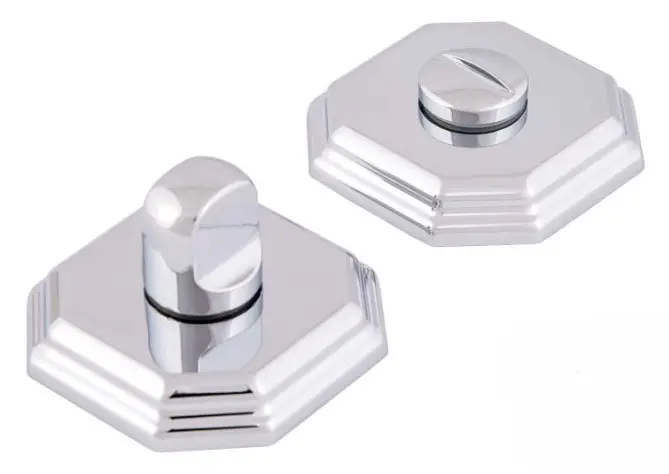 Восьмиугольный фиксатор на дверь WC Forme хром полированный (Италия)