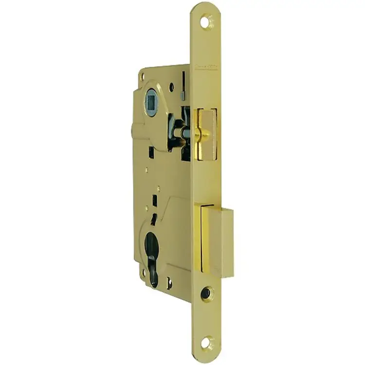 Дверний міжкімнатний замок під циліндр Armadillo LH25-50 золото 