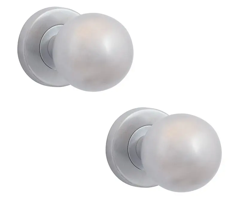 Дверная ручка-кноб Rostex Boll ES52 38-52мм матовая нерж. сталь (Чехия)