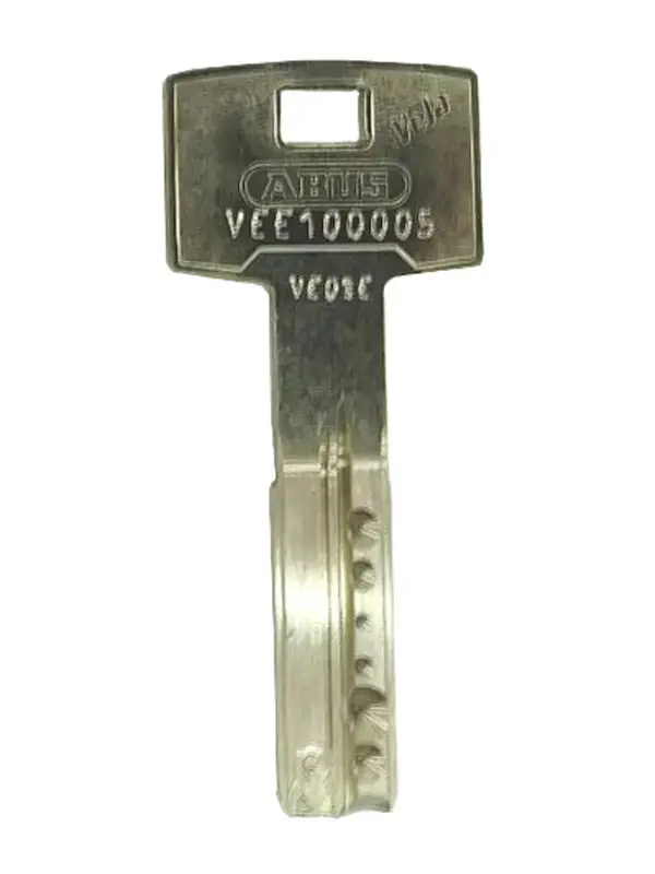 Додатковий нарізаний ключ по карті безпеки Abus Vela 1000 (Німеччина)