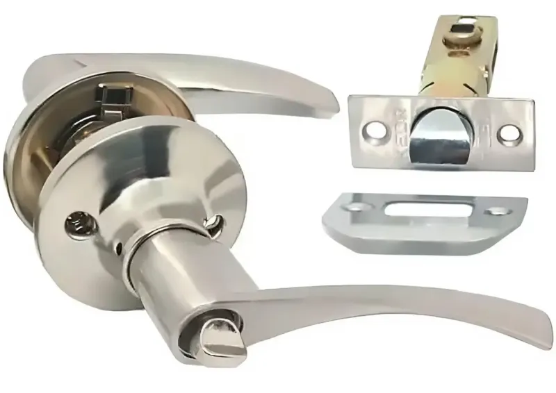 Дверная ручка кноб KEDR NEW D80-23BK SS, сатин (Китай)