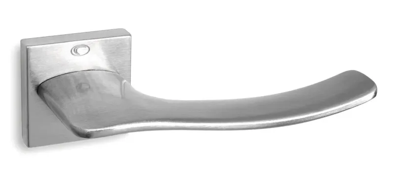 Ручка CONVEX 1765 на квадратній розетки матовий хром (Греція)