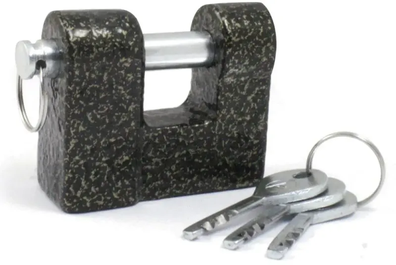 Навесной П-образный замок ASPECT ЗН-П-80 3 ключа 