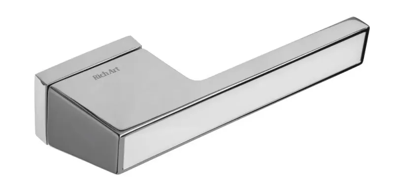 Дверна ручка Rich Art 511 R68 СR/White хром/білий (Китай)