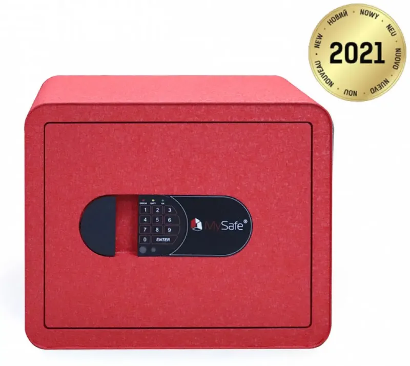 Мебельный сейф GRIFFON MSR.30.Е красный (Украина)