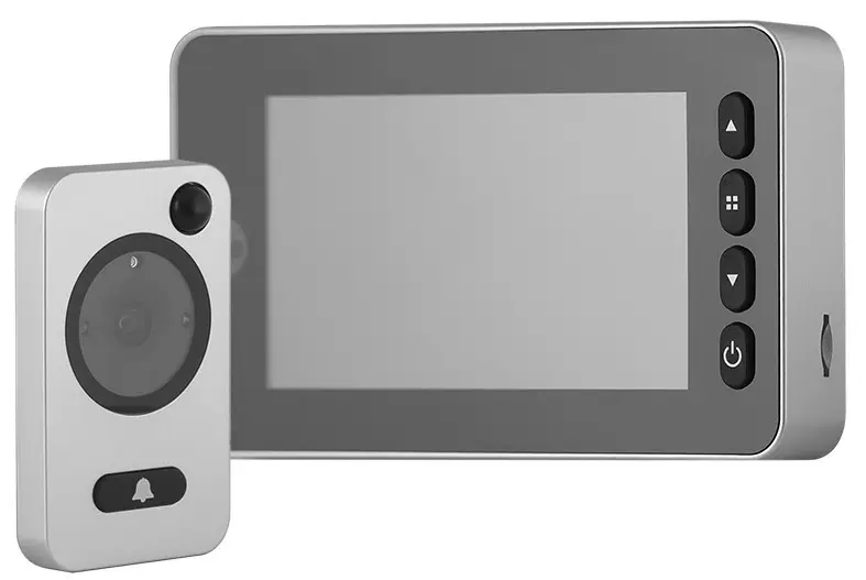 Видеоглазок для дверей YALE 5800 серый (Польша)