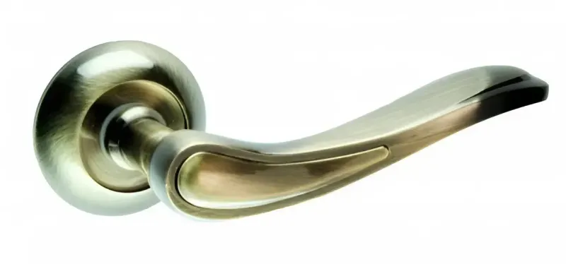 Дверна ручка KEDR R10.064-AL-AB, бронза (Китай)