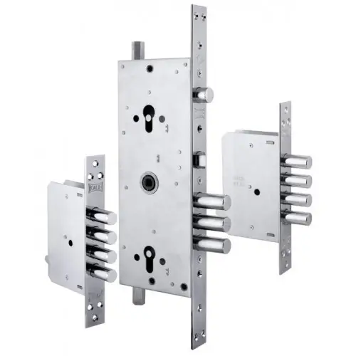 Дверний основний замок мультисистемний Kale 256 нікель