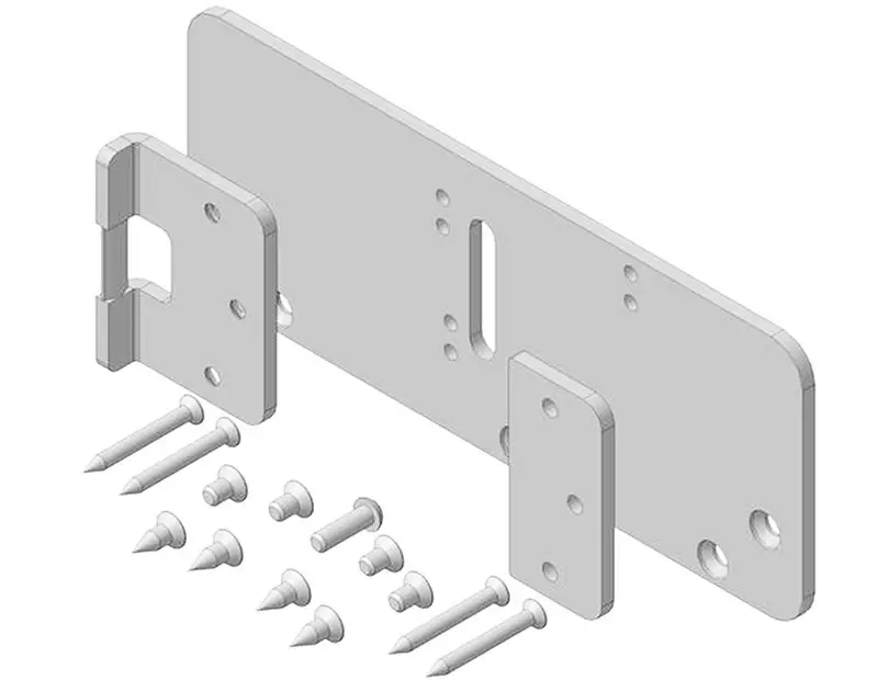 Монтажний набір DORI WHITE для дверей, що відкриваються назовні